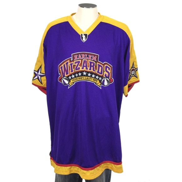 Harlem Wizards Shooting Warm Up Jersey - Picture 1 of 8